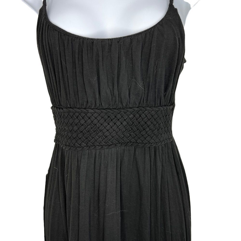 Black Braided Maxi Dress | Women’s size small - Picture 2 of 15